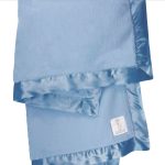 Little Giraffe Luxe Baby Blanket - Cornflower