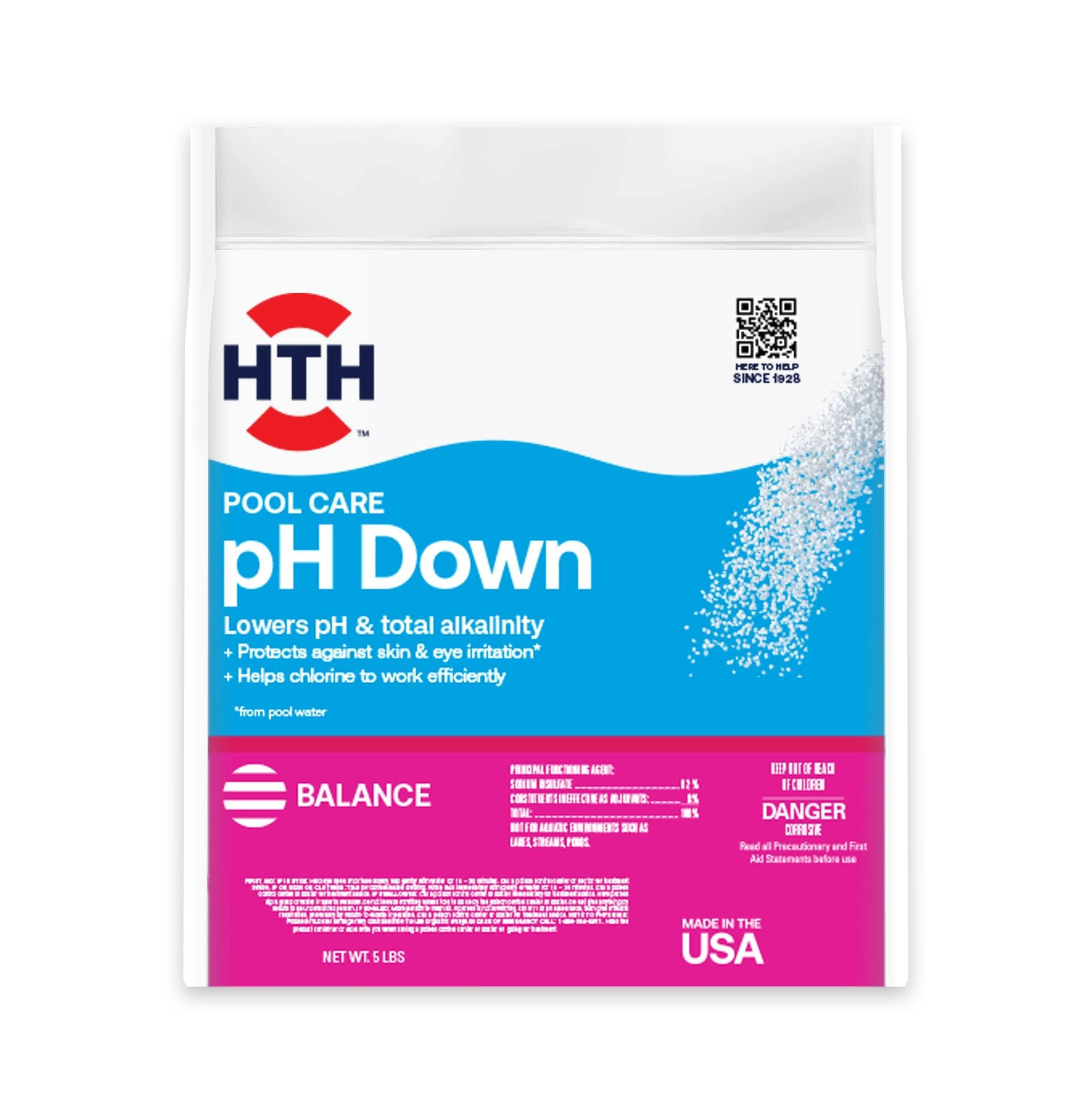 7c26862d958fde85f61cd80bc87f9f441da21b0860a11b5bbb53401399b498b9.jpg Hth 5 lbs. Pool Care Balancer PH Down - Image 1