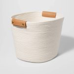 Threshold 13" Square Base Tapered Basket, Cream