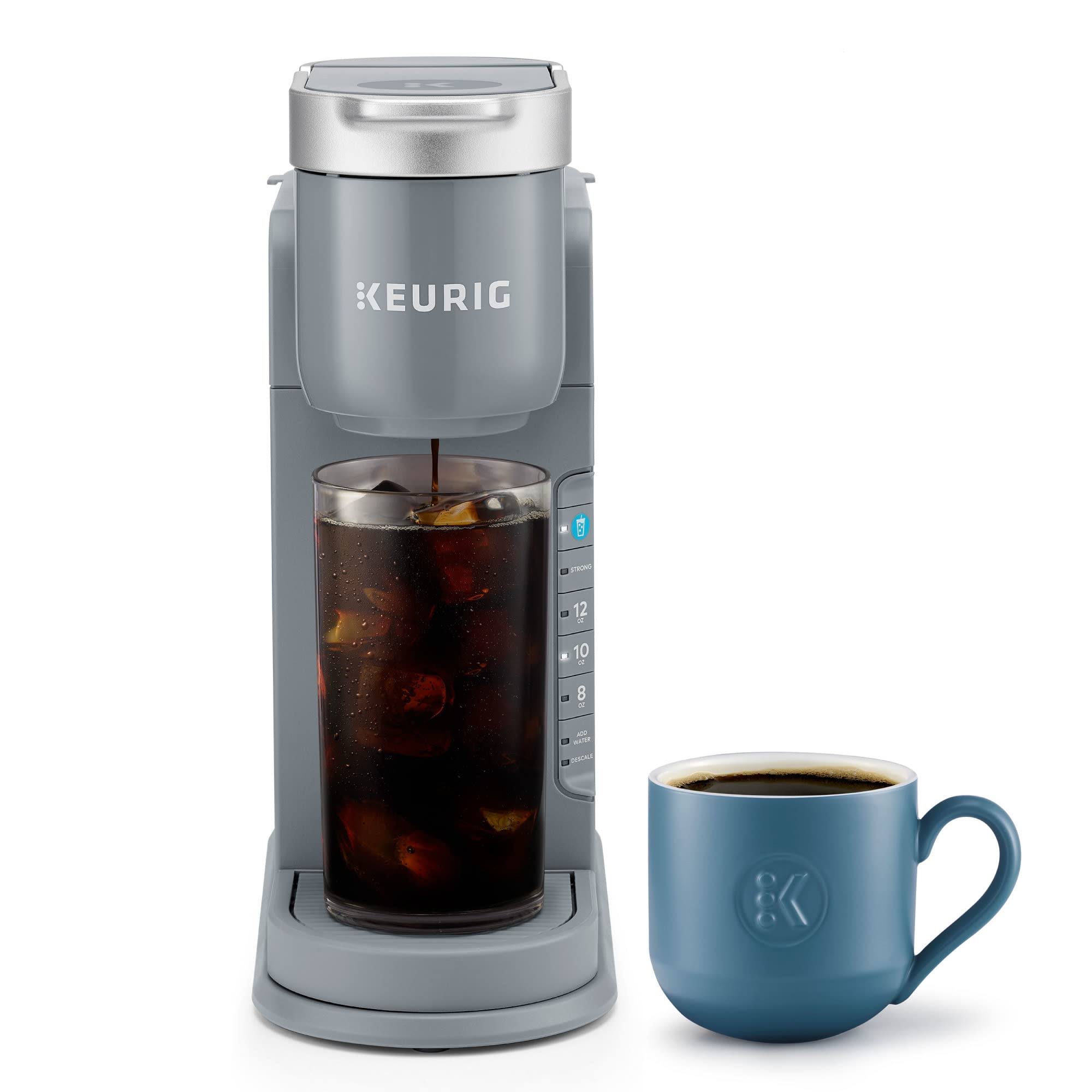 7c2ef56f7fdc47b1a7d83143b32053f2d92bba408e2d98c73629ae00e09f33dd.jpg Keurig K-Iced Single Serve Coffee Maker - Brews Hot and Cold - Gray - Image 1