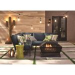 Hampton Bay Tipton 34 in. Steel Deep Bowl Fire Pit in Oil Rubbed Bronze