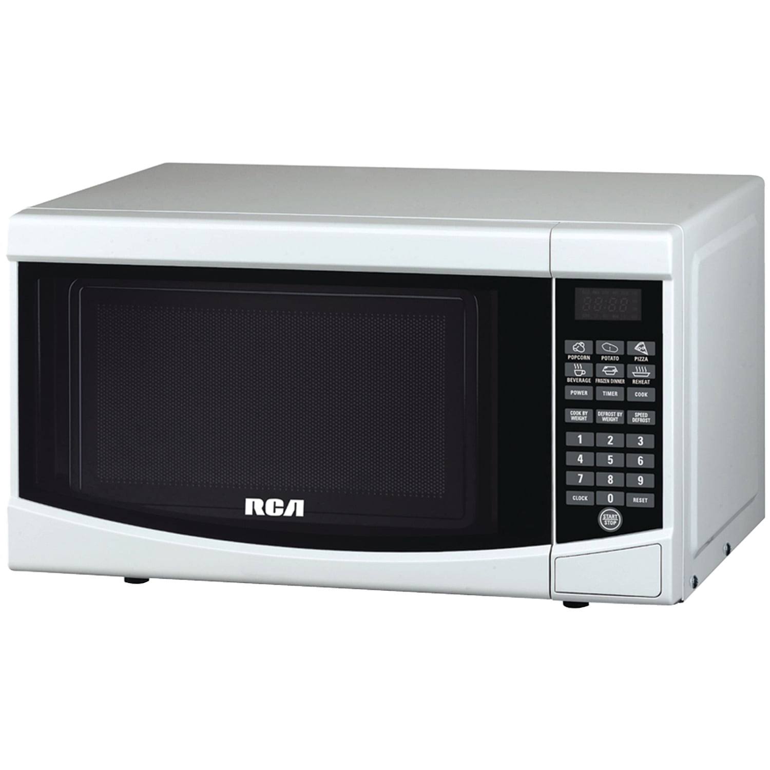 7c3708b16463e84daa9fb5ac515c157a778af45c97ab6e00d0870a3625d70adf.jpg RCA RMW733 0.7 Cu. ft. Microwave, White - Image 1