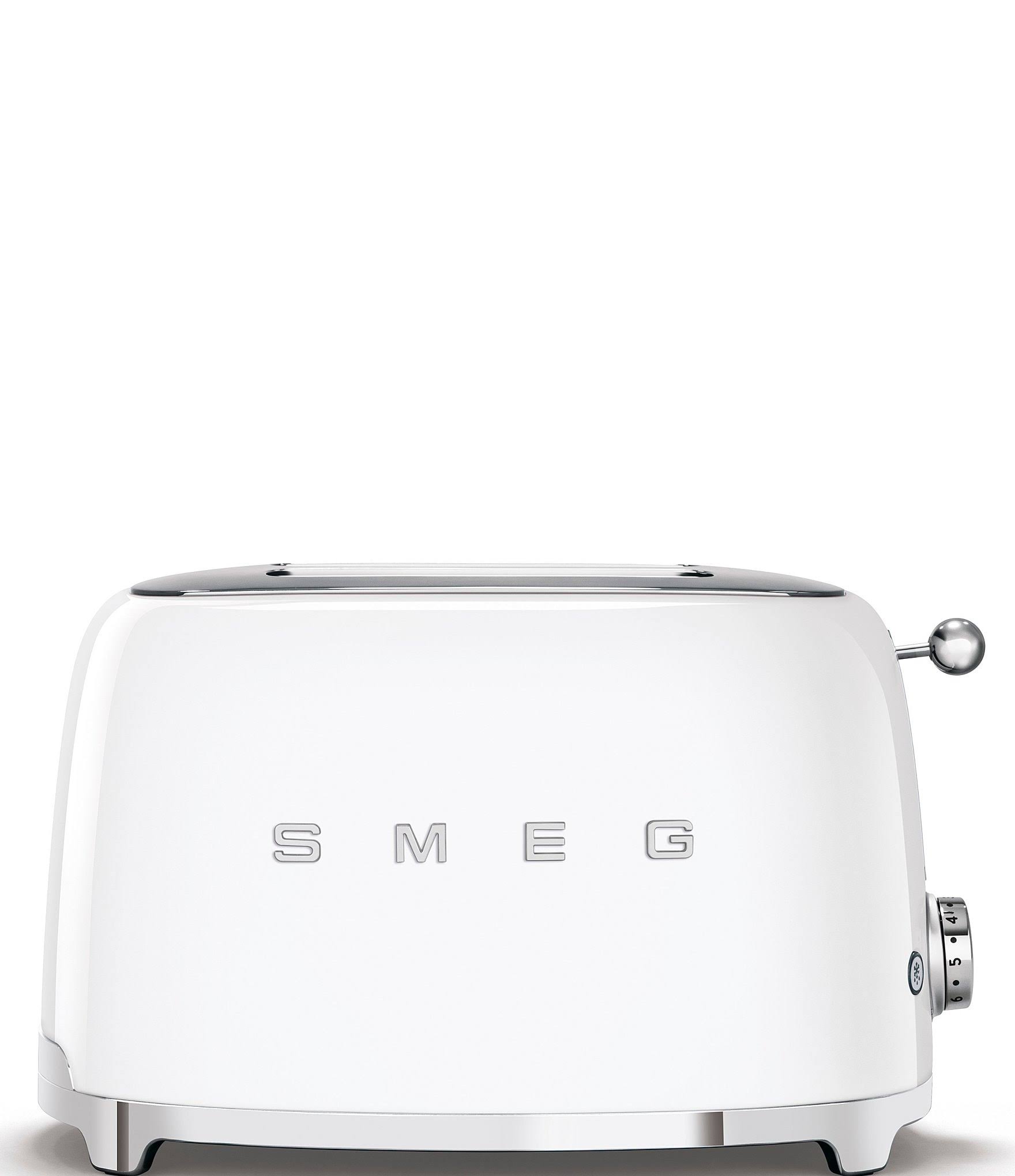 7c3bb6208e42fc05c08f64516fe2821945769d398699abf2a5c758a21de3871e.jpg Smeg 2 Slice Toaster - White - Image 1