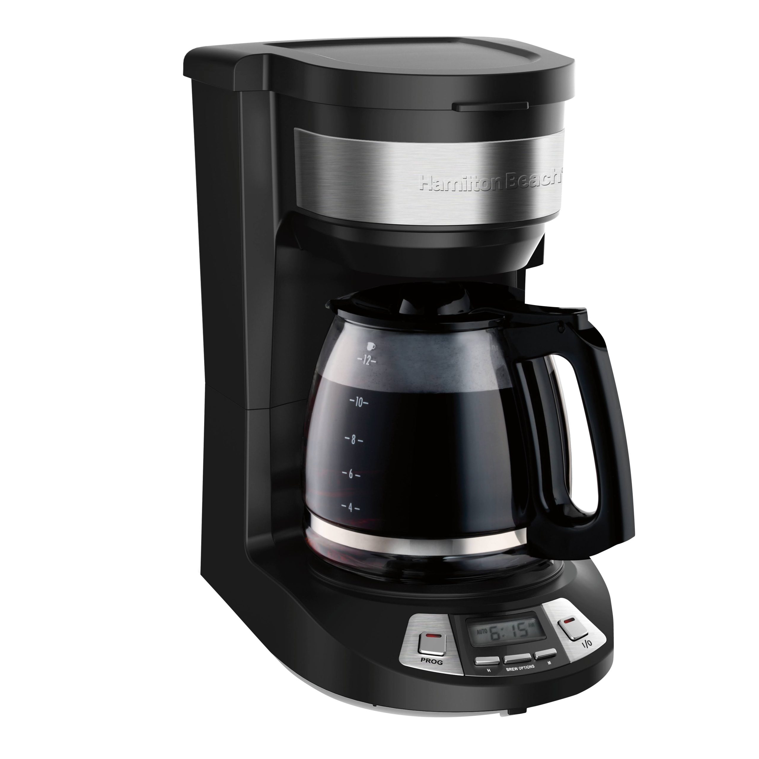 7c62c2671b7ad88fadae6fee1b87f30c7a85c31bce1752855adc46dbfa7ea8f3.jpg Hamilton Beach 12 Cup Programmable Coffee Maker - Image 1