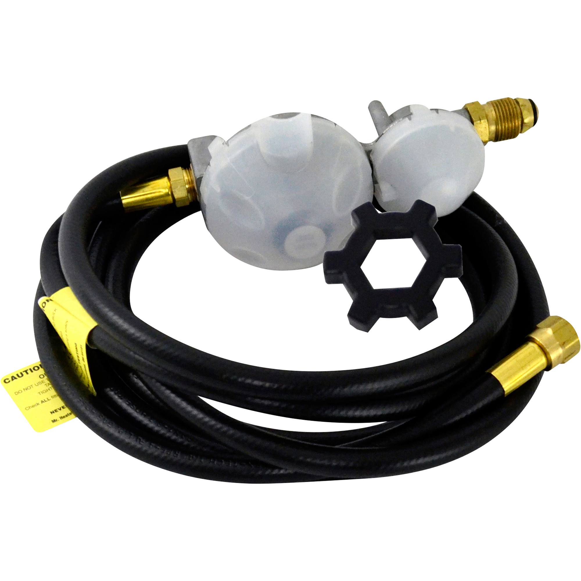 7c671ffabaf1c6f33602b75ee9c4cb11cf9ec7554ae7829ceca3b1b5985e27c7.jpg Mr Heater F273684 Vent Free Remote Propane Tank Hook Up Kit - Image 1