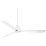 Minka Aire F787 Simple 52" Outdoor Ceiling Fan Flat White