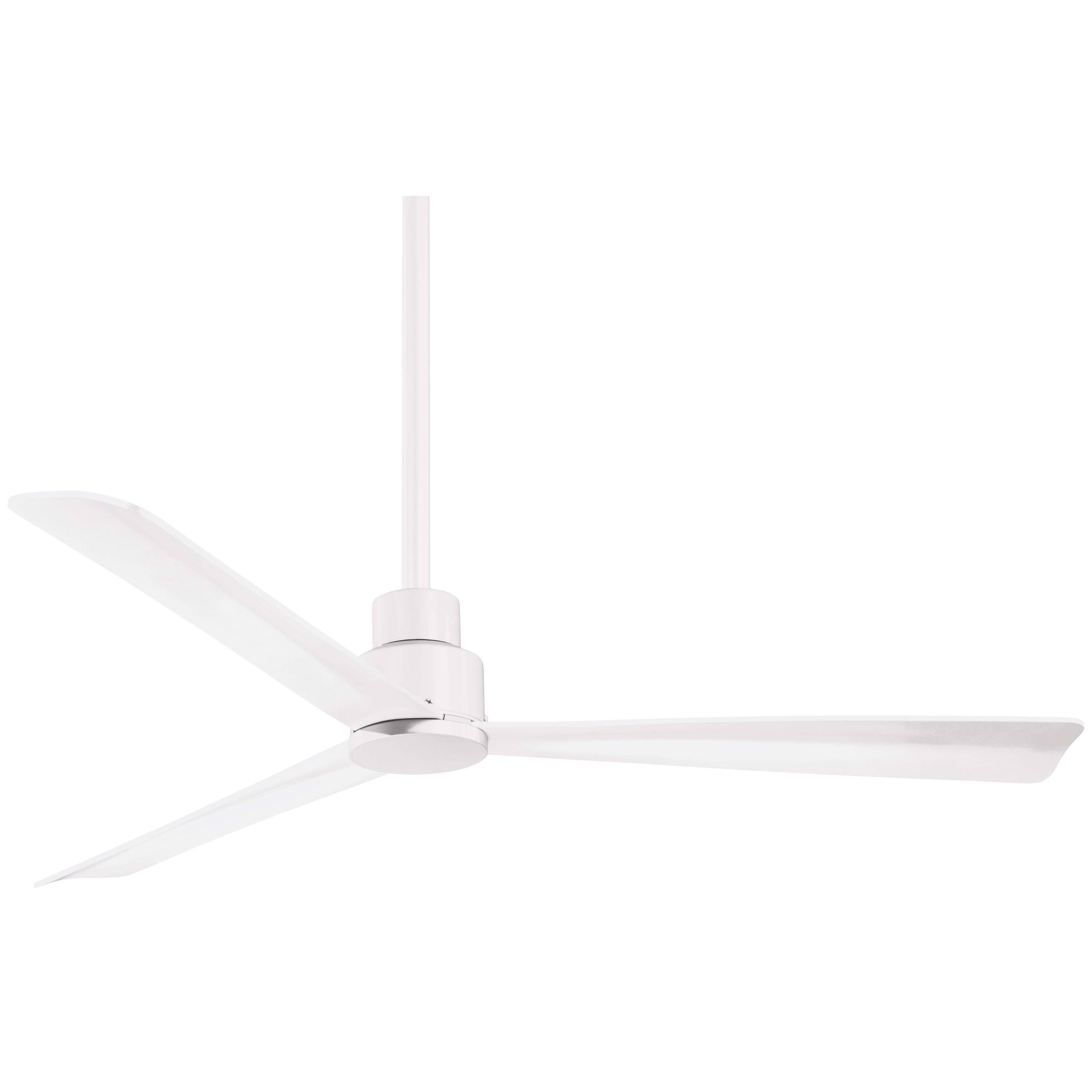 7c9bfa3b4640aaf4cc754328c3afbb7f260b43acb8dcf06d8264ca9afdd47978.jpg Minka Aire F787 Simple 52" Outdoor Ceiling Fan Flat White - Image 1