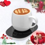 Dicross Coffee Mug Warmer for Desk with Auto Shut Off, Coffee Cup Warmer for Desk Office Home-HOLIDAY Coffee Gifts