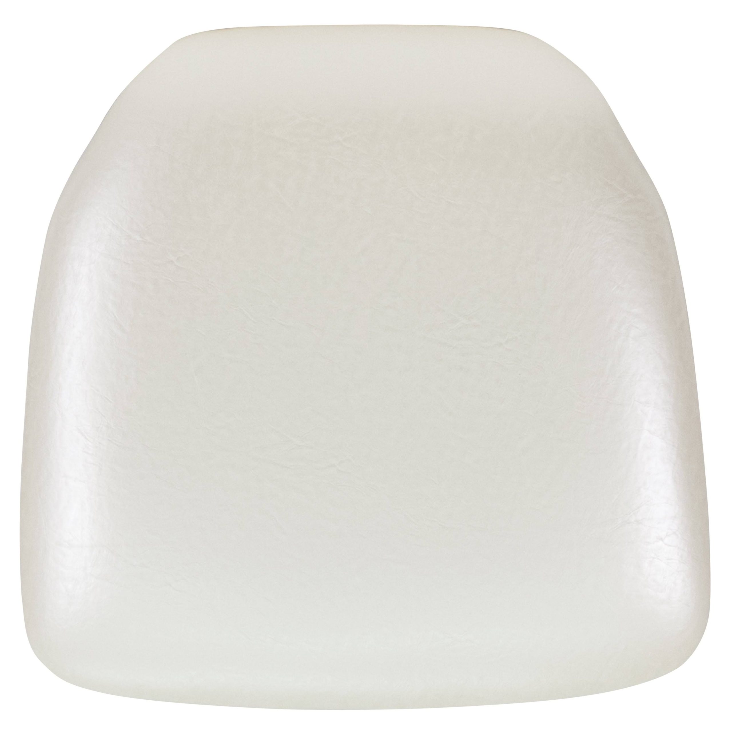 7cec27ce66924d35c19b473f51bc2e5519e5271e5f743a6a9283d13bd70a879c.jpg Flash Furniture Hard Vinyl Chiavari Chair Cushion - Ivory - Image 1