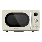 Galanz 0.7 Cu. ft. Retro Countertop Microwave Oven, 700 Watts, Cream