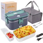 Electric Lunch Box for Adult,Heated Lunch Boxes for Men 3 in 1 Portable Food Warmer 12/24/110V,Upgraded Heater for Car Truck Work Loncheras
