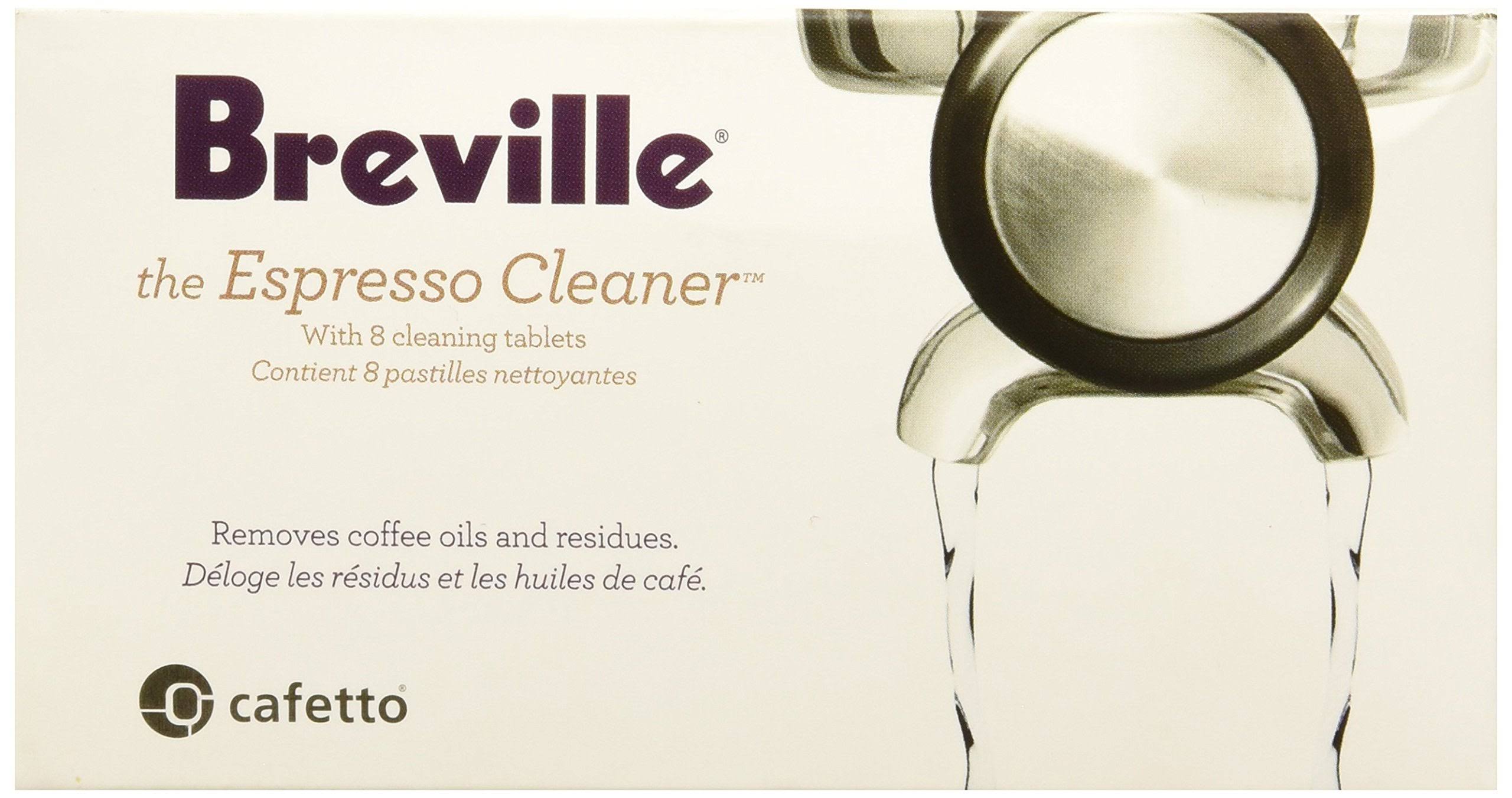7d5ede07ea5bafb076283671acf7ec339346863816aa29f355ebf86118e99bc8.jpg Breville Bec250 8-Pack Espresso Cleaning Tablets White - Image 1