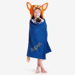 Company Kids Hooded Towel - Dog - Blue One Size Cotton | The Company Store