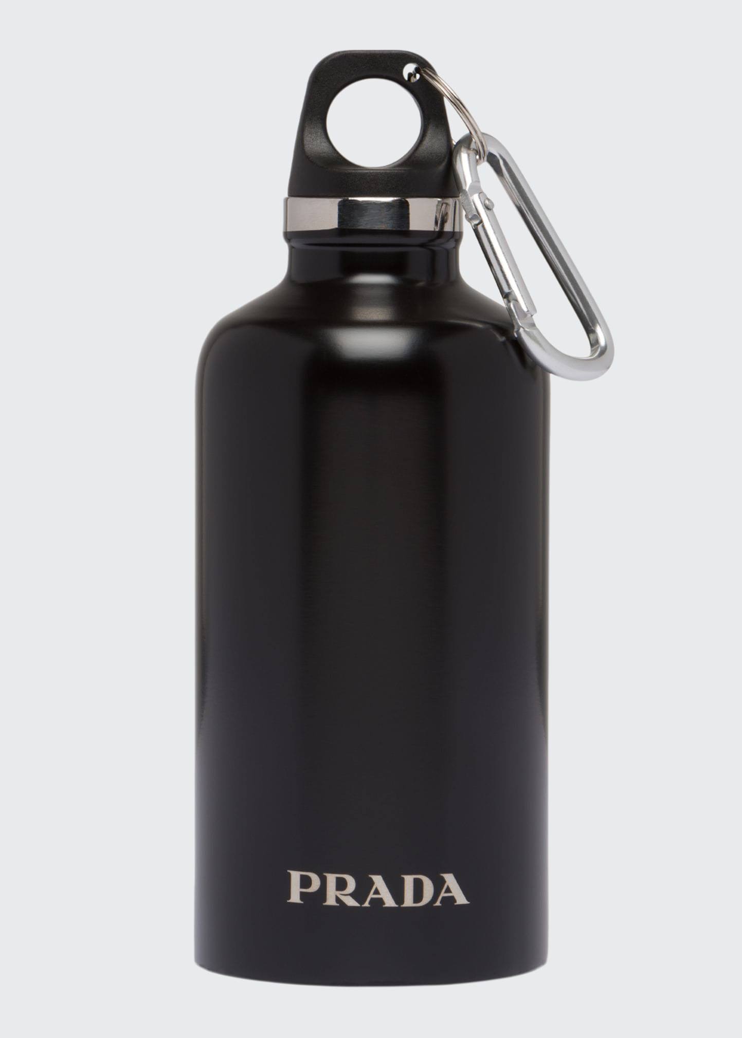 7e1f5e01d8cce0cb2d3258256ff9b5f81f4832d6d17420380cbe3b4b93043a25.jpg Prada Men's 350ml Stainless Steel Water Bottle - Image 1