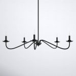 Abigeal 5 - Light Candle Style Classic Chandelier Birch Lane Finish: Matte Black