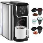 Mecity Coffee Maker 3-in-1 Single Serve Machine for K-Cup Capsule Pod Ground Coffee Brewer Loose Tea