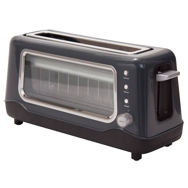 7eb4231f4d882cdc916e0aca4d22b9f10b4922b2eae9257aa7bf1fd32395b8f7.jpg Dash Clear View Toaster - Image 1
