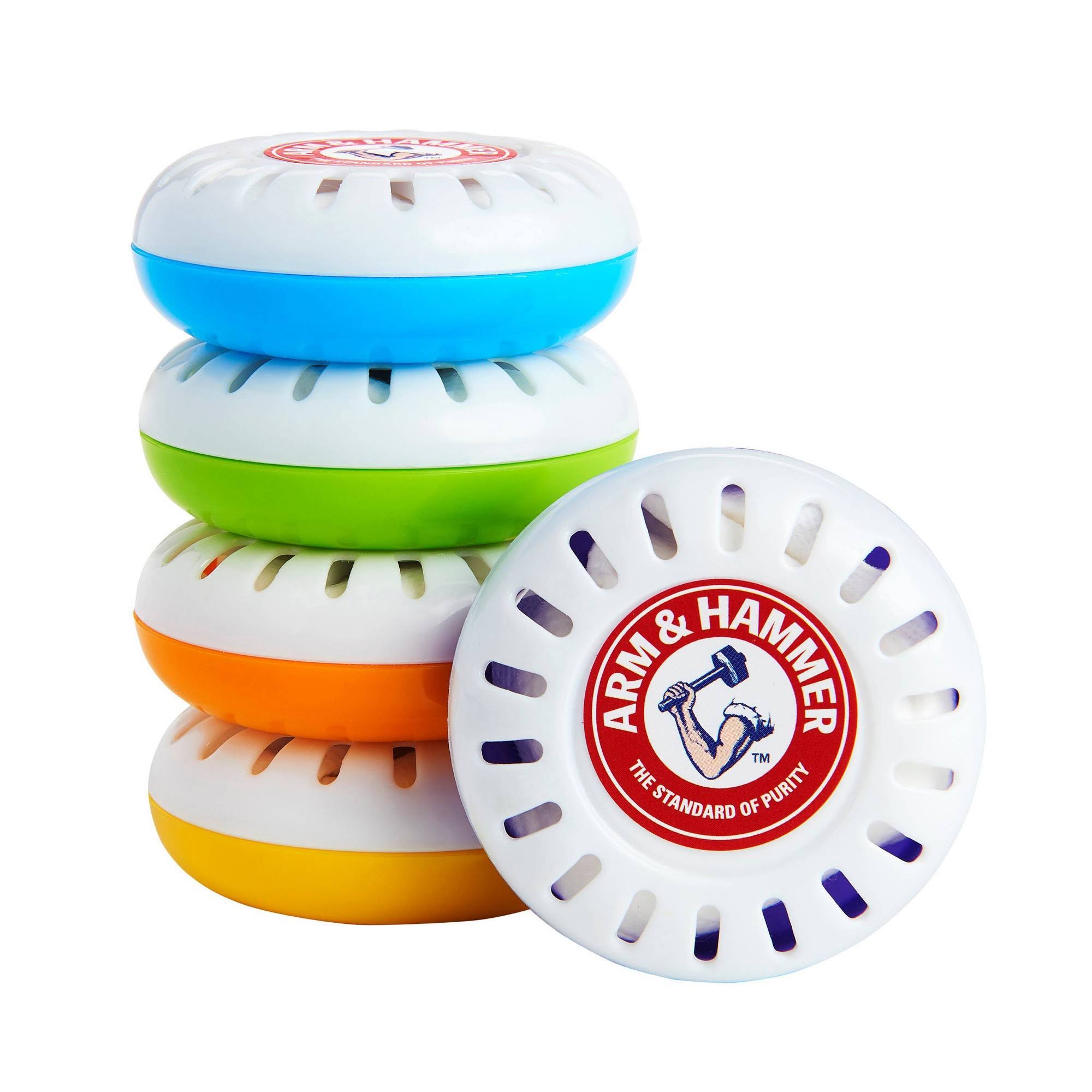 7ec72a0ac0140a603872da934d4d3be0fbd18d6fd624b690e013437ba8fefba8.jpg Munchkin Arm & Hammer Nursery Fresheners, Baking Soda with Lavender - 5 pack - Image 1