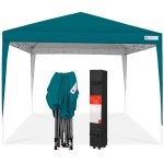 Best Choice Products 10x10ft Pop Up Canopy Outdoor Portable Adjustable Instant Gazebo Tent w/ Carrying Bag - Cerulean