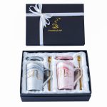 Jumway Mr and Mrs Coffee Mugs - Wedding Gift - Mr and Mrs Mugs Set - for Bride
