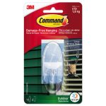 Command 17093CLR-AWES Window Hooks, Large, Clear, 4 Count