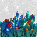 5mm LED Strobe Lights, SuperSpark Strobe Light String, 50 Bulbs, 6 Spacing