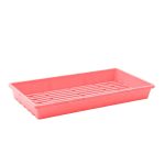 Bootstrap Farmer Trays Pink Extra Strength No Hole Seedling Tray for Growing Microgreens, Wheatgrass Seeds