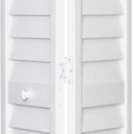 Lowe's Plantation 28-in x 80-in White 2-Panel Square Hollow Core Prefinished PVC Bifold Door Hardware Included | 7302880100