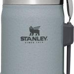 Stanley Classic Legendary RSS 14 oz. Food Jar with Spork, Hammertone Silver