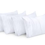 Utopia Bedding King Pillowcases - 4 Pack - Envelope Closure - Soft Brushed Microfiber Fabric - Shrinkage and Fade Resistant Pillow Covers 20 x 40 (