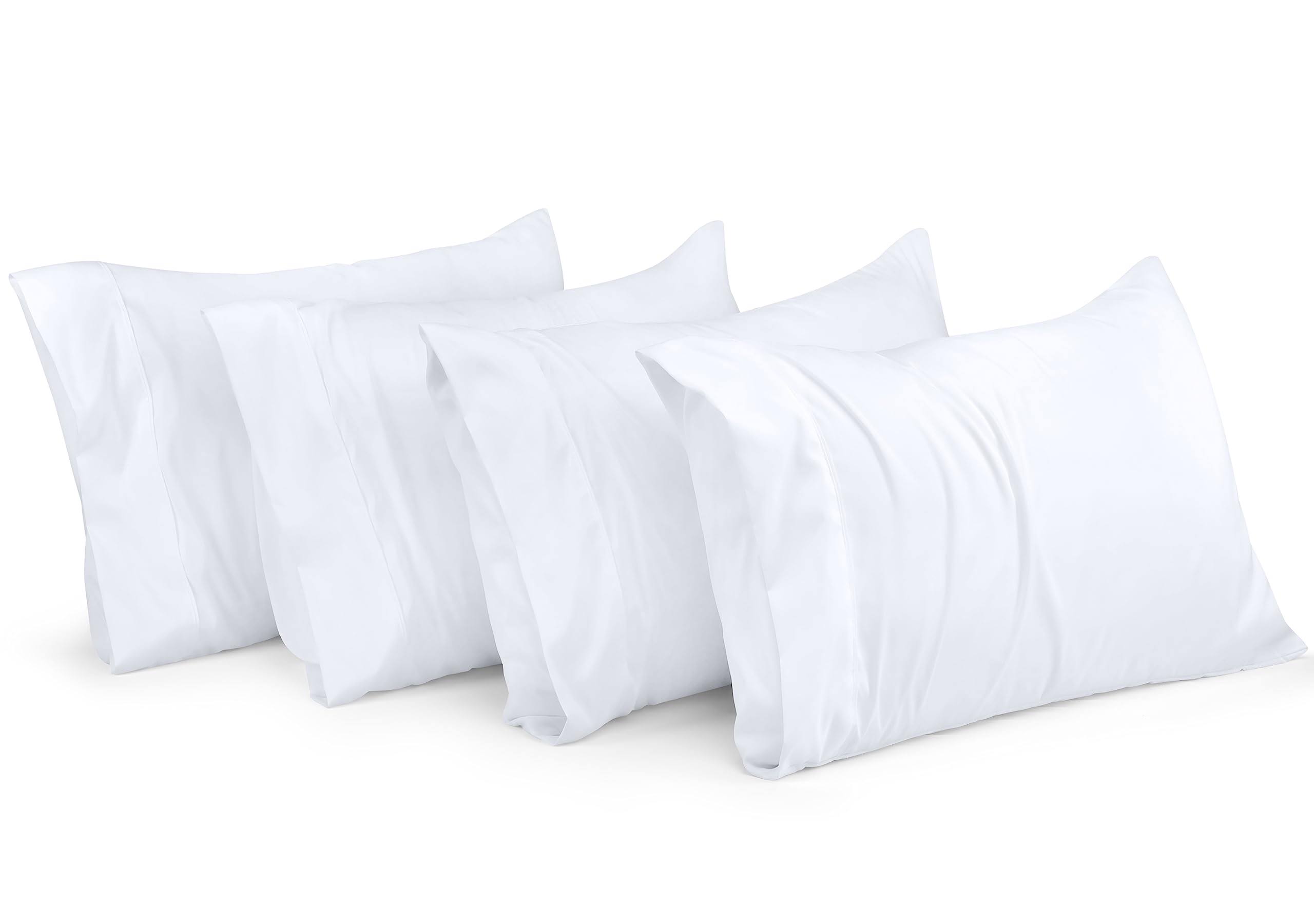 7fd6c83e8d8cc5d8ac17b740b4be16ae635cacf0b50462530355bc8d5537a929.jpg Utopia Bedding King Pillowcases - 4 Pack - Envelope Closure - Soft Brushed Microfiber Fabric - Shrinkage and Fade Resistant Pillow Covers 20 x 40 ( - Image 1