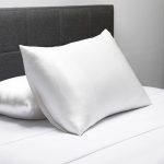 Fishers Finery 100% Pure Silk Pillowcase, Exceptional Value, Mulberry Silk, Available in Multiple Colours, 19mm, White King