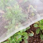 Garden Tailor 10'x20' Mosquito Insect Bug Screen Netting, Garden Netting Barrier Protect Vegetables Fruits Flowers Plants (Silver)