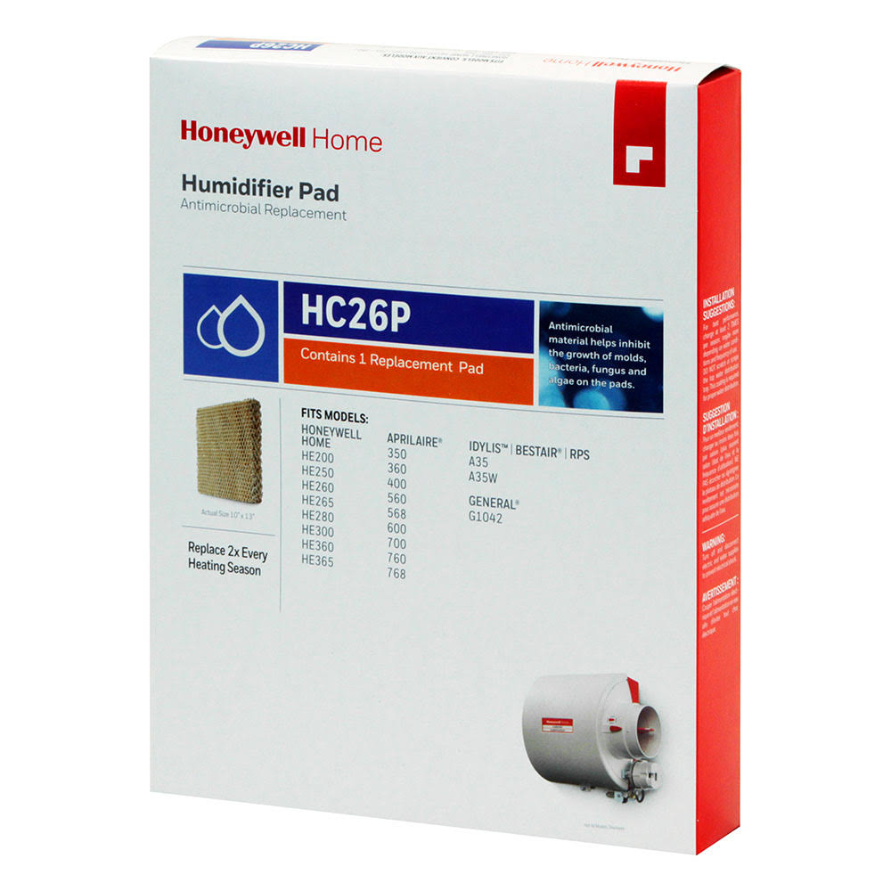 7ff85f716f0f7badfcdfd53bd5535276c079c48d04f82ea87ddfcba95f29a558.jpg Honeywell HC26P1002 Whole House Humidifier Pad - Image 1