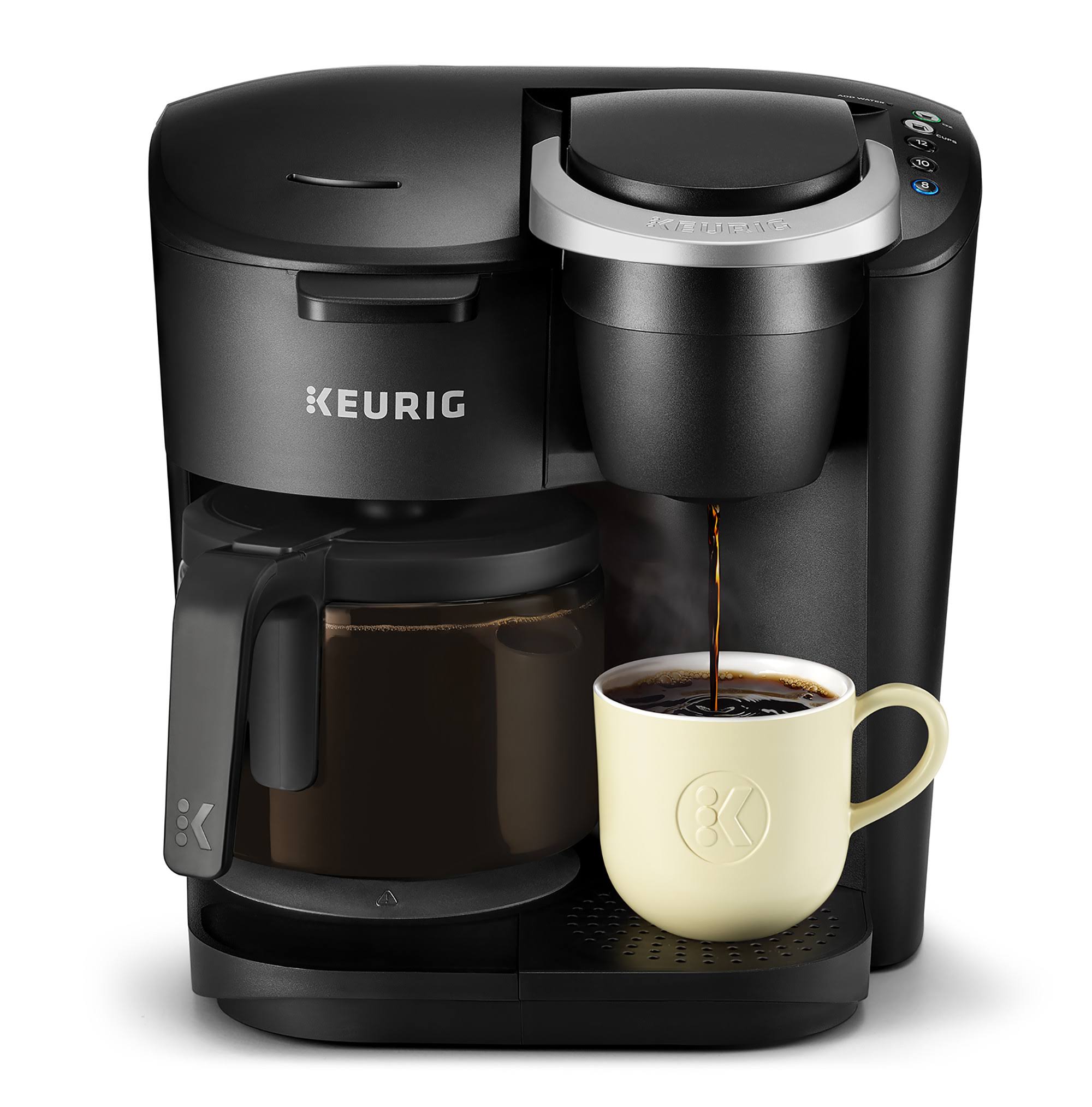 801afe322d34ca45e23af3ef798005824576d83f885cef80db2f08c46fb92a99.jpg Keurig K-Duo Essentials Single Serve & Carafe Coffee Maker - Image 1