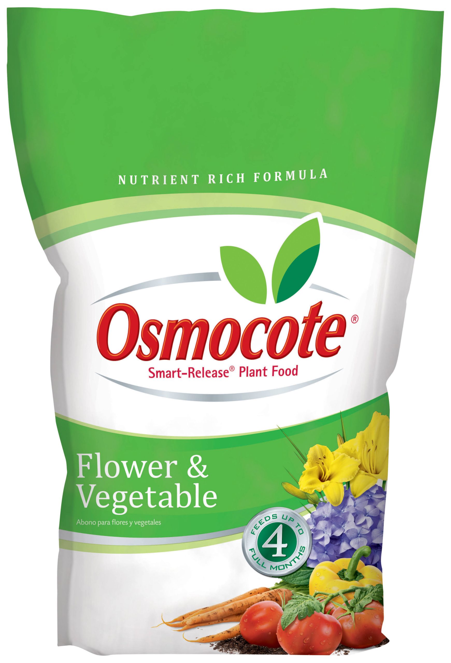 801eb1cfbc0ecf72bba57417cd502c10217618c79ff6078d0454f80dad471828.jpg Osmocote - Smart-Release Plant Food Flower & Vegetable, 8 lbs. - Image 1