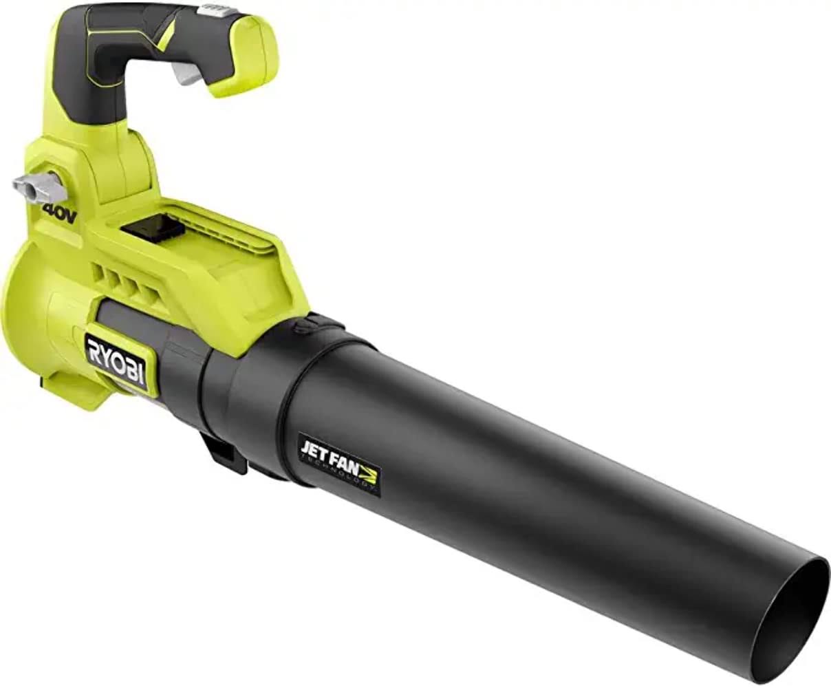 804168ec0c4417fb8d340f40fd212efd5c6e6589f9a45ae5ce6ea33adc2dc0bb.jpg Ryobi 110 MPH 525 CFM 40-Volt Lithium-Ion Cordless Variable-Speed Jet Fan Bare Tool Leaf Blower, Battery and Charger Not Included - Image 1