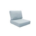 TK Classics Covers for Low-Back Chair Cushions 6" Thick