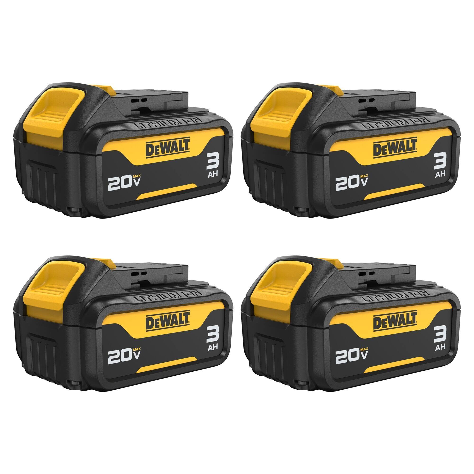 807df7231b0f46c0c6e8d65a8c05efc3a0319257053acf1df34b81ab7f6fa3d3.jpg DeWalt 20V Max 3.0Ah Battery | DCB200-4 - 4 Pack - Image 1