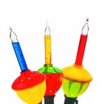 Celebrations - BUB3RDGRA - Incandescent C-Type Multicolored 3 ct Replacement Christmas Light Bulbs