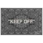 YIKUDU Keep Off Large Rugs Floor Mat Modern Carpet for Home Decoration Area Rug,Cozy Art Decoration Polyester Carpet 36 x 24 inch