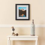 ArtToFrames 18" x 24" inch Satin Black Picture Frame with 2 inch Single Mat Available in Over 60 Colors, for 18" x 24" inch Photos with The Mat or 22"