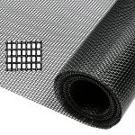 TOOLTRIZ Pet Proof Window Screen Replacement, 39�� x 100" Upgraded Thicken Charcoal Fiberglass Mesh for Sliding Pet Screen Door Repair Kit - Screen