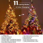 Brizled Christmas Lights, 65.67ft 200 LED Color Changing Tree Lights 11-Function Warm White & Multi Color Christmas Lights, Connectable 24V Safe