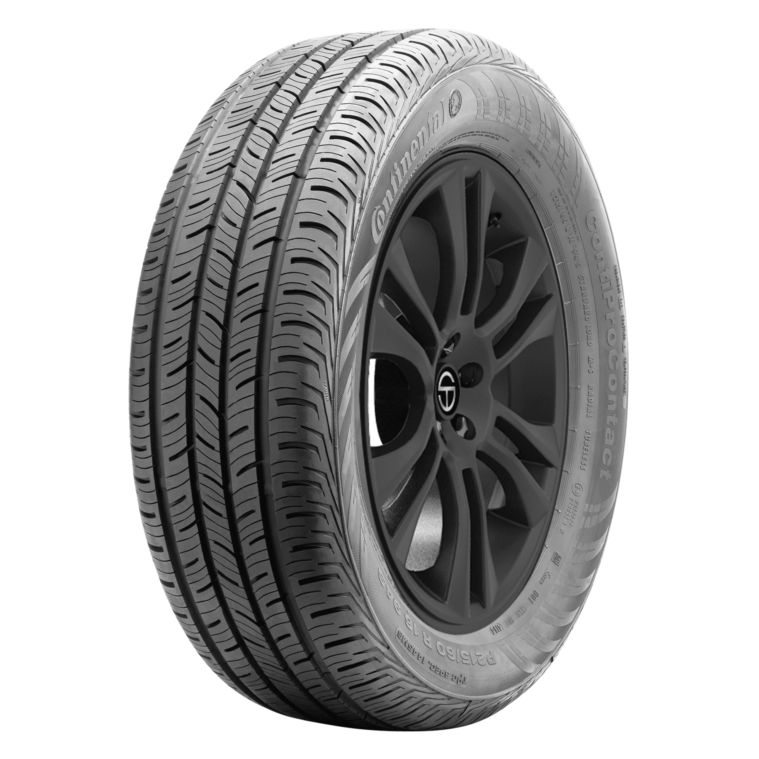 81d567cc7427c13a39633dcc35e2b660c5d9d1a1b4db495dfed15ff2dd91b20e.png Continental Contiprocontact All-Season 225/45R17 91H Passenger Tire - Image 1