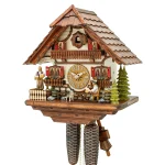 Hekas Cuckoo Clock Black Forest House - 8-Day Movement - 869 EX