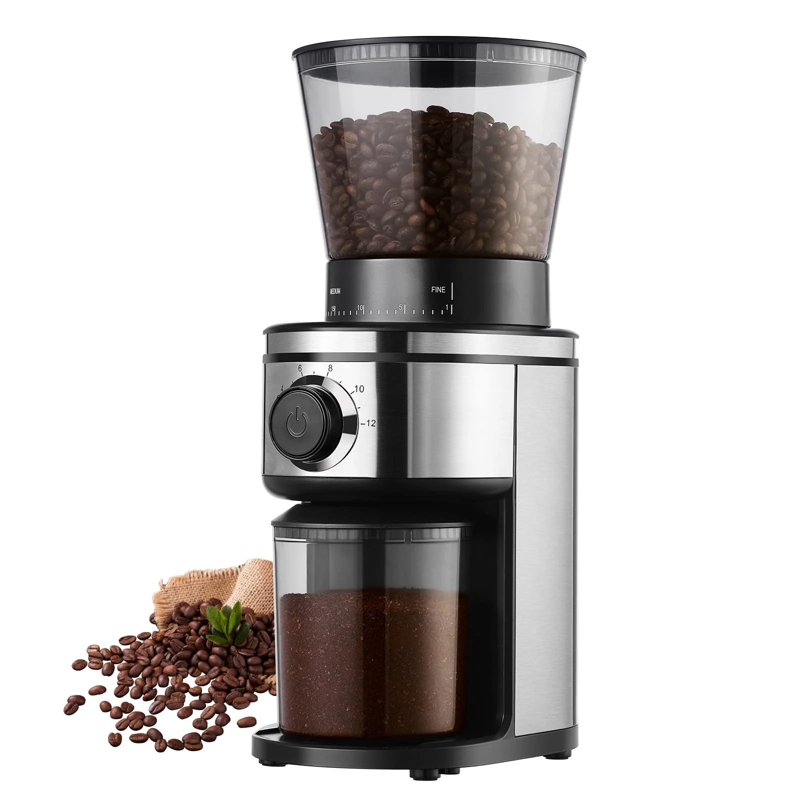 821840172132745690e4d14f323dc5692e9571b25adcfcdbbfe08003efe24938.webp Ollygrin Coffee Bean Burr Grinder Electric - Image 1
