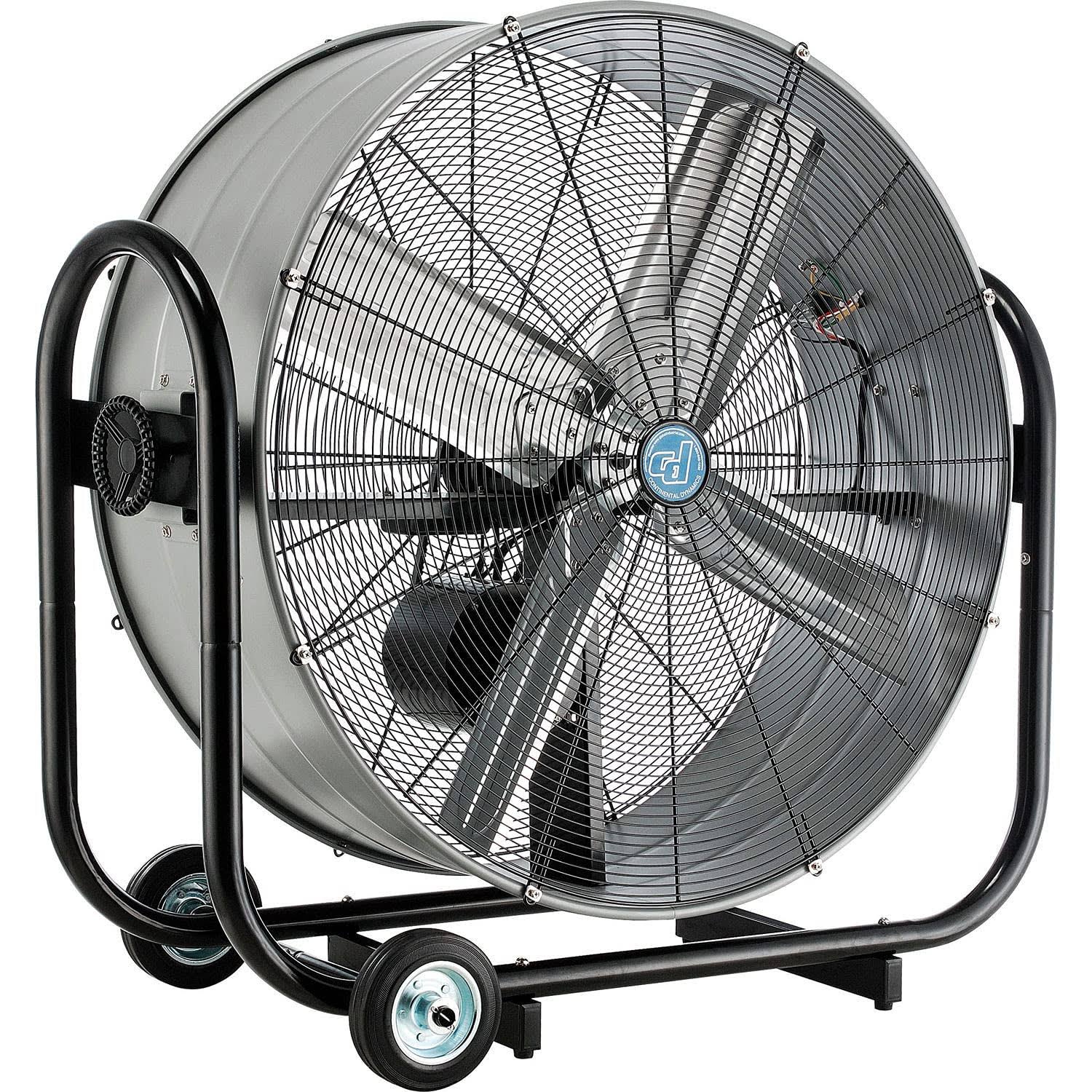 8290dec9a7c4b527357022bf4839b40a4965625c06ca156ee6257d0ee09d866e.jpg 36x22 Portable Tilt Drum Blower Fan, Belt Drive - Image 1