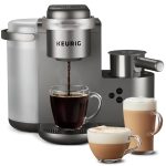 Keurig K-Cafe Single Serve Coffee Maker, Silver/Grey