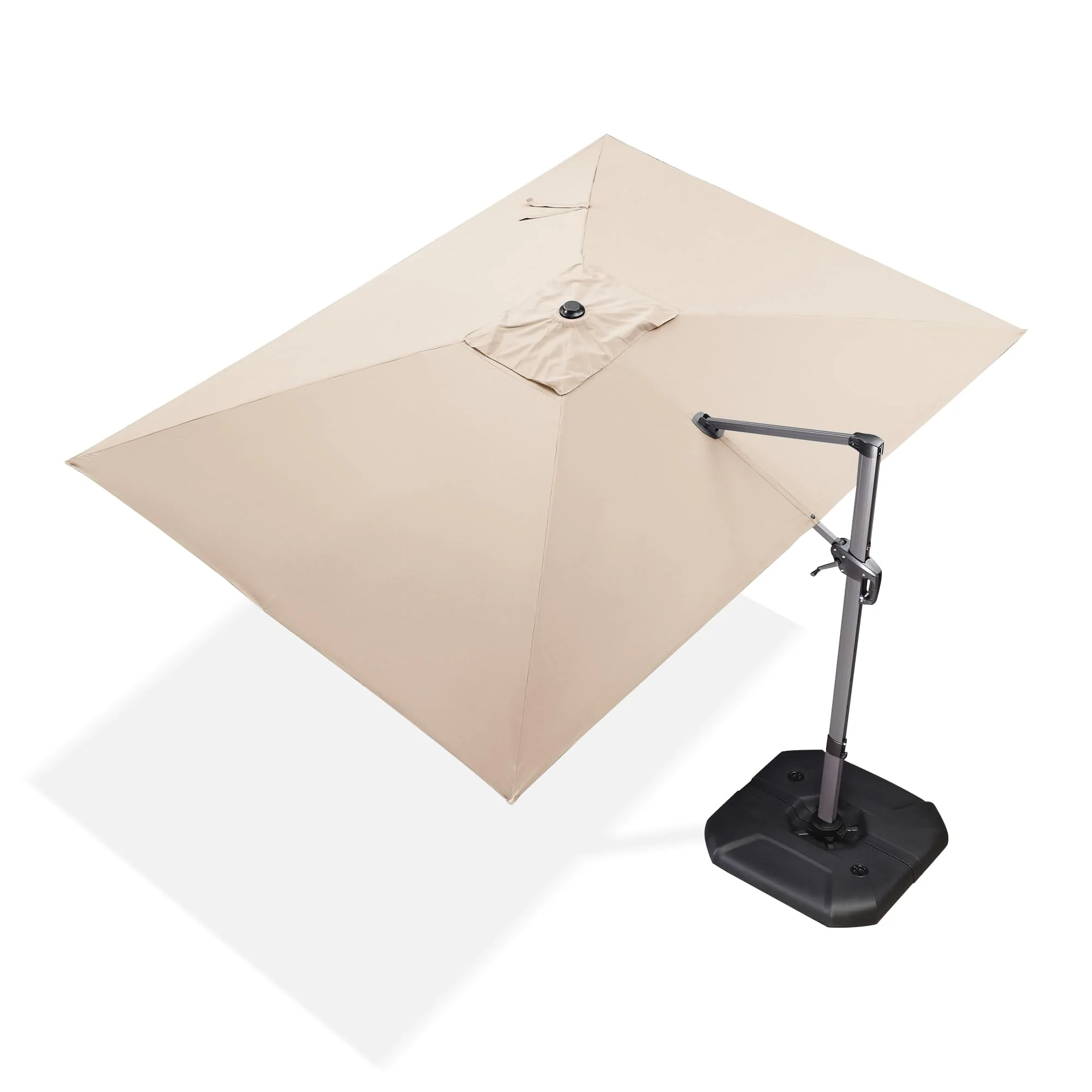 82aa004f54b8420625cfb9d3b667189fc76b6526415def650b2a6f27df913c28.webp 9' X 11.5' Patio Umbrella Outdoor Cantilever Rectangle Umbrella Aluminum Offset Umbrella - Image 1